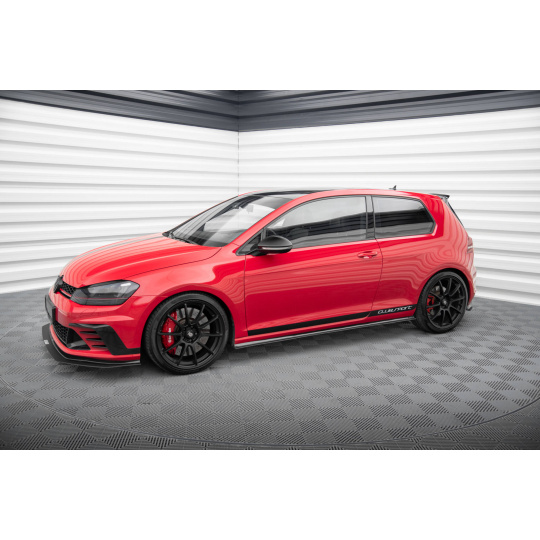 Maxton Design "Racing" difuzory pod boční prahy pro Volkswagen Golf GTI Mk7, plast ABS bez povrchové úpravy