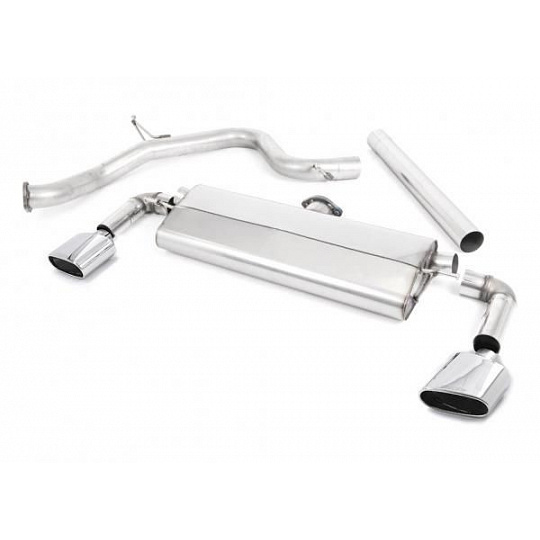 Milltek Sport výfukový systém cat-back bez rezonátoru (hlasitější) pro Seat Leon Cupra 300 2.0 TSI (bez OPF/GPF) 2018-2019, oválná leštěná koncovka Milltek Sport výfukový systém cat-back bez rezonátoru (hlasitější) pro Seat Leon Cupra 300 2.0 TSI (bez OPF/GPF) 2018-2019, oválná leštěná koncovka