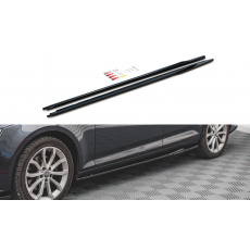 Maxton Design difuzory pod boční prahy pro Audi A4 B9, černý lesklý plast ABS Maxton Design difuzory pod boční prahy pro Audi A4 B9, černý lesklý plast ABS