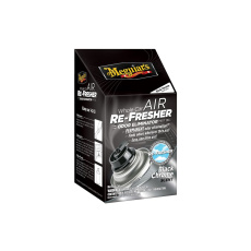 Meguiar's Air Re-Fresher Odor Eliminator - Black Chrome Scent - čistič klimatizace + pohlcovač pachů + osvěžovač vzduchu, vůně "Black Chrome", 71 g