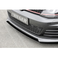Rieger lipa pod přední nárazník Rieger pro Volkswagen Golf 7 GTD, GTI 3-dvéř., 5-dvéř. před faceliftem, 04/13-12/16, 06/13-12/16, plast ABS bez povrchové úpravy