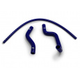 Samco Sport 3-dílná sada silikonových hadic pro vedení chladicí kapaliny pro Caterham 7 Ford Crossflow 1700  pro vozy bez topení, barva: modrá