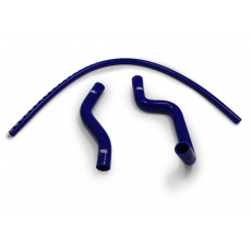 Samco Sport 3-dílná sada silikonových hadic pro vedení chladicí kapaliny pro Caterham 7 Ford Crossflow 1700  pro vozy bez topení, barva: modrá