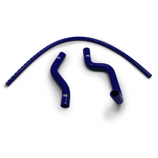 Samco Sport 3-dílná sada silikonových hadic pro vedení chladicí kapaliny pro Caterham 7 Ford Crossflow 1700  pro vozy bez topení, barva: modrá