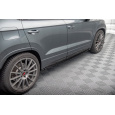 Maxton Design difuzory pod boční prahy pro Cupra Ateca, černý lesklý plast ABS