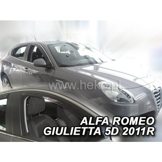 HEKO ofuky oken Alfa Romeo Giulietta 5dv (od 2010) přední + zadní