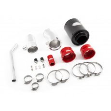 Forge Motorsport kit sání pro Fiat 500, barva hadic: červená, materiál filtru: bavlněný