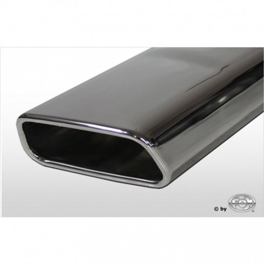 Fox Sportauspuff koncový tlumič výfuku s koncovkou 145x65 Typ 59 na obou stranách pro Mercedes třída E W212 2009- s motorem 1.8, 2.0, 2.2 CDI