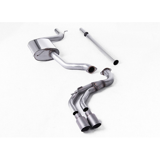 Milltek Sport výfukový systém cat-back bez rezonátoru (hlasitější) GTD Twin Outlet Style pro Volkswagen Golf Mk7.5 1.5TSI Evo GT, R-Line (s i bez GPF/OPF) 2017-2021, typ koncovek: GT-80 titanové Milltek Sport výfukový systém cat-back bez rezonátoru (hlasitější) GTD Twin Outlet Style pro Volkswagen Golf Mk7.5 1.5TSI Evo GT, R-Line (s i bez GPF/OPF) 2017-2021, typ koncovek: GT-80 titanové