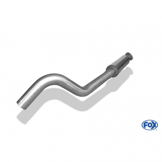Fox Sportauspuff přední díl s tlumičem pro Opel Corsa A s motorem 1.2, 1.3, 1.4, 1.6 GSI