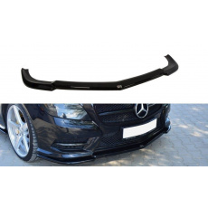 Maxton Design spoiler pod přední nárazník pro Mercedes CLS C 218/AMG-Line, černý lesklý plast ABS