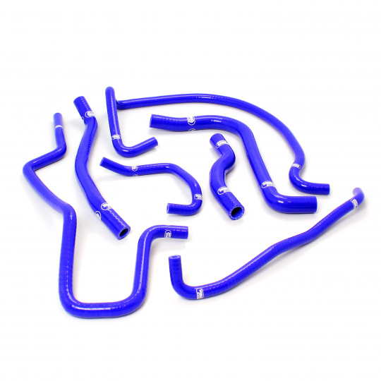 Samco Sport 8-dílná sada silikonových hadic pro doplňkové vedení chladicí kapaliny pro Mazda MX5 (Miata) NC 2008-2012 2.0l 16v, barva: modrá