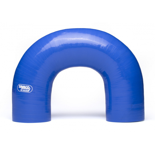 Samco Sport silikonové koleno 180° s vnitřním průměrem 32 mm, barva: modrá