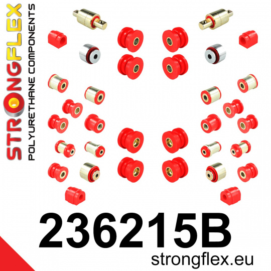236215B: Strongflex Kompletní sada silentbloků pro zavěšení
