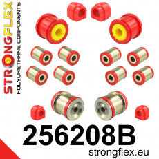 256208B: Strongflex Kompletní sada silentbloků pro zavěšení 256208B: Strongflex Kompletní sada silentbloků pro zavěšení