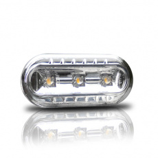 Boční blinkry VW Golf IV / Bora s LED, chom
