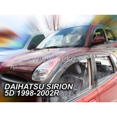 HEKO ofuky oken Daihatsu Sirion 5dv (1998-2005) přední + zadní