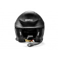 Karbonová helma Sparco FLUX RJ-i Carbon, s interkomem a homologací FIA, barva: černá, velikost: XS