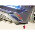 Rieger spoiler pod zadní nárazník na pravé straně pro Audi A3 S3 GY 5-dvéř. (sportback) r.v. 06/24-, plast ABS bez povrchové úpravy