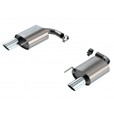 Borla koncový díl Axle-back "S-Type" pro Ford Mustang 2.3l 4Cyl. EcoBoost, automat, RWD, bez aktivního výfuk. ventilu, r.v. 2024-2025, typ koncovek: chromové