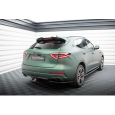 Maxton Design středový spoiler pod zadní nárazník s žebrováním pro Maserati Levante Mk1 Standard, černý lesklý plast ABS Maxton Design středový spoiler pod zadní nárazník s žebrováním pro Maserati Levante Mk1 Standard, černý lesklý plast ABS