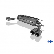 Fox Sportauspuff koncový tlumič výfuku s koncovkou 2x80 Typ 13 na obou stranách pro Opel Antara  s motorem 2.0 CDTI