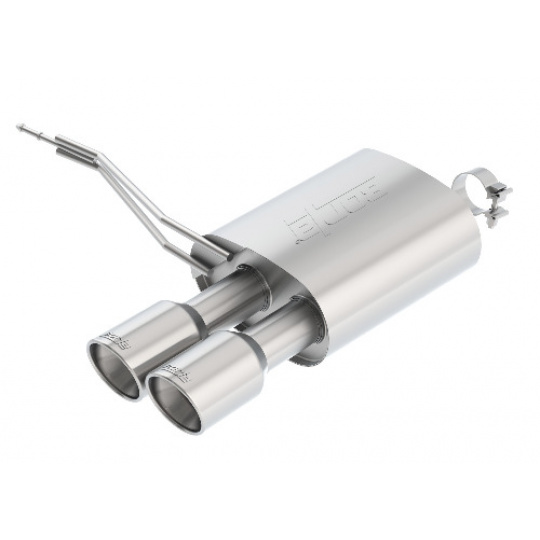 Borla koncový díl Axle-back "S-Type" pro Mini Cooper S F56 Hatchback r.v. 2014-2024/ Cooper S F57 Convertible r.v. 2016-2024 - Turbo, FWD, 2-dvéř, typ koncovek: chromové