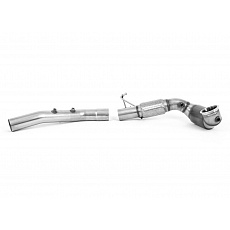 Milltek Sport downpipe a Hi-Flow sportovní katalyzátor pro Škoda Octavia IV RS 2.0 TSI 245PS (MQB EVO Mk4) Sedan/Combi (s OPF/GPF) 2020-2024, pouze pro Milltek OPF/GPF Back systém