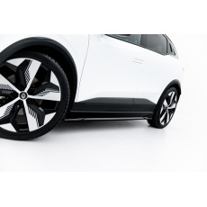 Maxton Design difuzory pod boční prahy pro Renault Megane E-Tech Electric Mk1, černý lesklý plast ABS