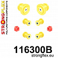 116300B: Strongflex Sada silentbloků zadního zavěšení