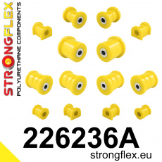 226236A: Strongflex Kompletní sada silentbloků pro zavěšení varianta SPORT 226236A: Strongflex Kompletní sada silentbloků pro zavěšení varianta SPORT
