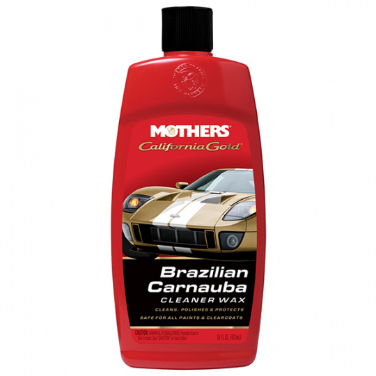 Mothers California Gold Brazilian Carnauba Cleaner Wax - tekutý čistící vosk s obsahem karnauby, 473 ml