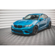 Maxton Design spoiler pod přední nárazník ver.3 pro BMW M2 F87, černý lesklý plast ABS