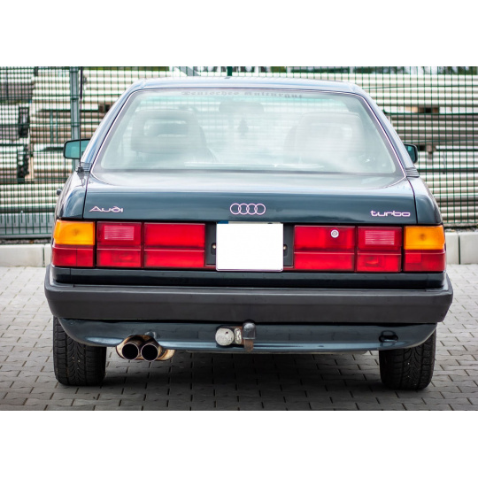 Fox Sportauspuff koncový tlumič výfuku včetně předního tlumiče s koncovkou 2x70 Typ 14 pro Audi A6 C3, C4 s motorem 2.2