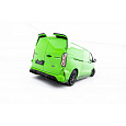 Maxton Design boční difuzory pod zadní nárazník pro Ford Transit Custom MSRT L2 Mk2, černý lesklý plast ABS