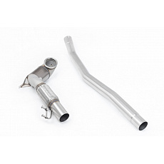 Milltek Sport downpipe a Hi-Flow sportovní katalyzátor V2 Large Bore Downpipe with 200CPSI HJS Cat (104mm to 80mm) pro Volkswagen Arteon 2.0TSI 280PS 4Motion (North American bez klapek/Downturn Tips) 2022-2024, pouze pro Milltek Sport cat-back systém Milltek Sport downpipe a Hi-Flow sportovní katalyzátor V2 Large Bore Downpipe with 200CPSI HJS Cat (104mm to 80mm) pro Volkswagen Arteon 2.0TSI 280PS 4Motion (North American bez klapek/Downturn Tips) 2022-2024, pouze pro Milltek Sport cat-back systém