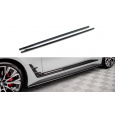 Maxton Design difuzory pod boční prahy ver.2 pro BMW i4 G26 M-Pack, carbon-Look