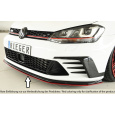 Rieger lipa pod přední nárazník pouze pro GTI Clubsport pro Volkswagen Golf 7 GTI Clubsport 3-dvéř., 5-dvéř., 02/16-, plast ABS bez povrchové úpravy