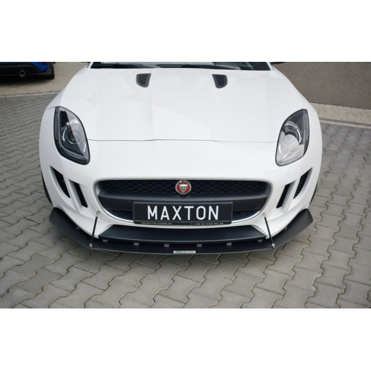 Maxton Design "Racing" spoiler pod přední nárazník pro Jaguar F-type Mk1, plast ABS bez povrchové úpravy