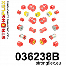 036238B: Strongflex Kompletní sada silentbloků pro zavěšení