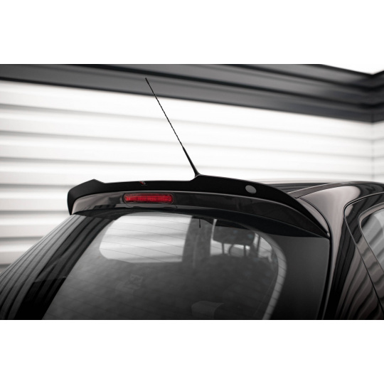 Maxton Design prodloužení spoileru pro Peugeot 207, černý lesklý plast ABS, Sport