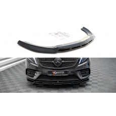 Maxton Design spoiler pod přední nárazník ver.5 pro Mercedes třída V W447F, černý lesklý plast ABS, AMG-Line