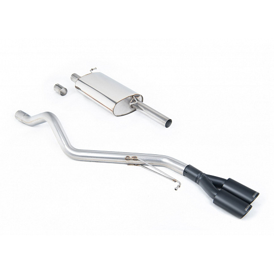 Milltek Sport výfukový systém cat-back s rezonátorem (Road+) pro Volkswagen Transporter \ Caravelle T6 SWB 150PS/204PS 2.0l TSI (benzin) 2WD 2017-2024, typ koncovek: oválné černé Milltek Sport výfukový systém cat-back s rezonátorem (Road+) pro Volkswagen Transporter \ Caravelle T6 SWB 150PS/204PS 2.0l TSI (benzin) 2WD 2017-2024, typ koncovek: oválné černé