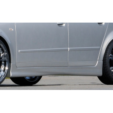 Rieger boční práh mont. strana levá pro Audi A4 8E avant, sedan po faceliftu, r.v. 11/00-10/04, 11/04-, plast ABS bez povrchové úpravy