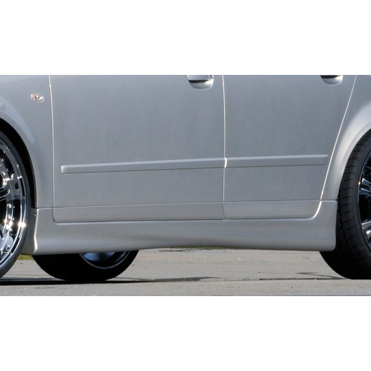 Rieger boční práh mont. strana levá pro Audi A4 8E avant, sedan po faceliftu, r.v. 11/00-10/04, 11/04-, plast ABS bez povrchové úpravy