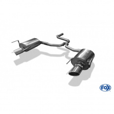Fox Sportauspuff koncový tlumič výfuku s koncovkou 115x85 Typ 38 na obou stranách pro Alfa Romeo 159 2000- s motorem 1.8, 1.9