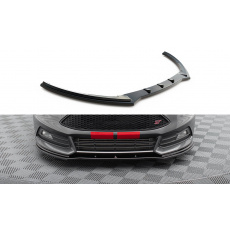 Maxton Design spoiler pod přední nárazník ver.1 pro Ford Focus ST Mk3 Facelift, černý lesklý plast ABS Maxton Design spoiler pod přední nárazník ver.1 pro Ford Focus ST Mk3 Facelift, černý lesklý plast ABS