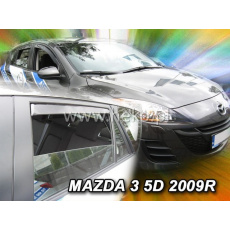 HEKO ofuky oken Mazda 3 II 5dv (2009-2014) přední + zadní HTB