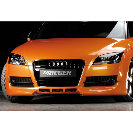 Rieger spoiler pod přední nárazník pro Audi TT 8J kupé, roadster před faceliftem, r.v. 09/06-06/10, plast ABS bez povrchové úpravy Rieger spoiler pod přední nárazník pro Audi TT 8J kupé, roadster před faceliftem, r.v. 09/06-06/10, plast ABS bez povrchové úpravy
