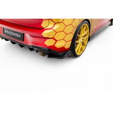 Maxton Design difuzory pod zadní nárazník s křidélky ver.1 pro Volkswagen Golf GTI Mk8, černý lesklý plast ABS, Clubsport Maxton Design difuzory pod zadní nárazník s křidélky ver.1 pro Volkswagen Golf GTI Mk8, černý lesklý plast ABS, Clubsport